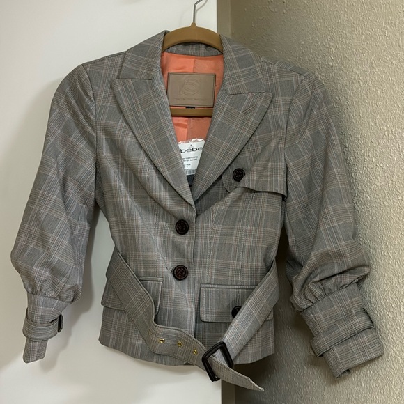 Bebe Jacket - 3/4 Sleeve length short jacket with belt - Picture 1 of 6